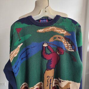 Hathaway Vintage Men’s Golf Sweater (Size: XL)